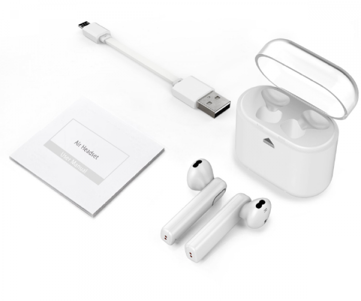 Наушники Dual Mini Сharging Box White